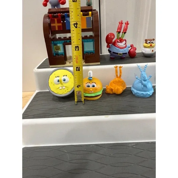 SpongeBob Squarepants Lot Metal Mr Krabs Figures Mystery Mini Build Krusty Krab - Picture 15 of 15